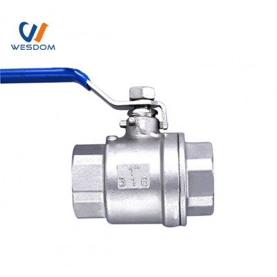 1000 wog ball valves 3 pieces ball valve stainless steel 316