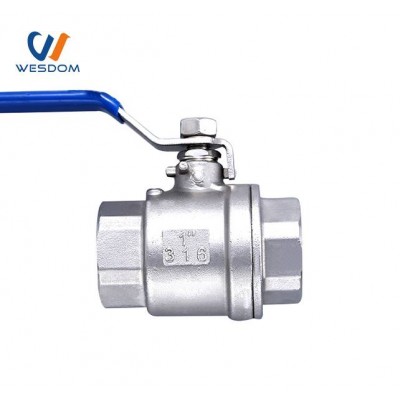 mini stainless steel 90 degree gas ball valve