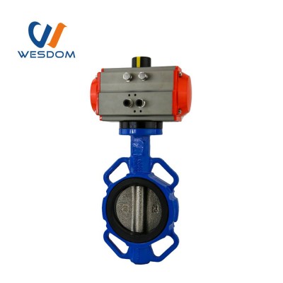 dn150 pneumatic actuator butterfly valve